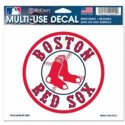 Boston Red Sox Round Alternate - 5x6 Ultra Decal