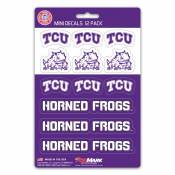 Texas Christian University Horned Frogs - Set Of 12 Sticker Sheet