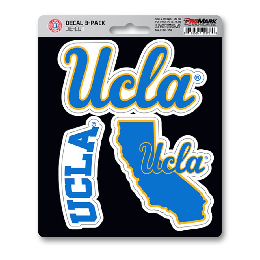 University Of California-Los Angeles UCLA Bruins Team Logo - Set Of 3 ...