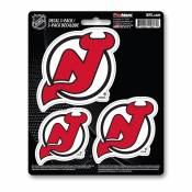 New Jersey Devils Team Logo - Set Of 3 Sticker Sheet