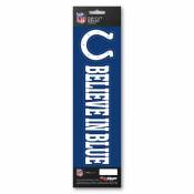 Indianapolis Colts Believe In Blue Slogan & Logo - Set Of 2 Vinyl Stickers