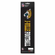 Jacksonville Jaguars J-Ville Football Slogan & Logo - Set Of 2 Vinyl Stickers