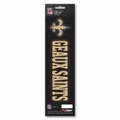 New Orleans Saints Geaux Saints Slogan & Logo - Set Of 2 Vinyl Stickers