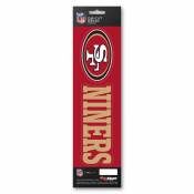 San Francisco 49ers Niners Slogan & Logo - Set Of 2 Vinyl Stickers