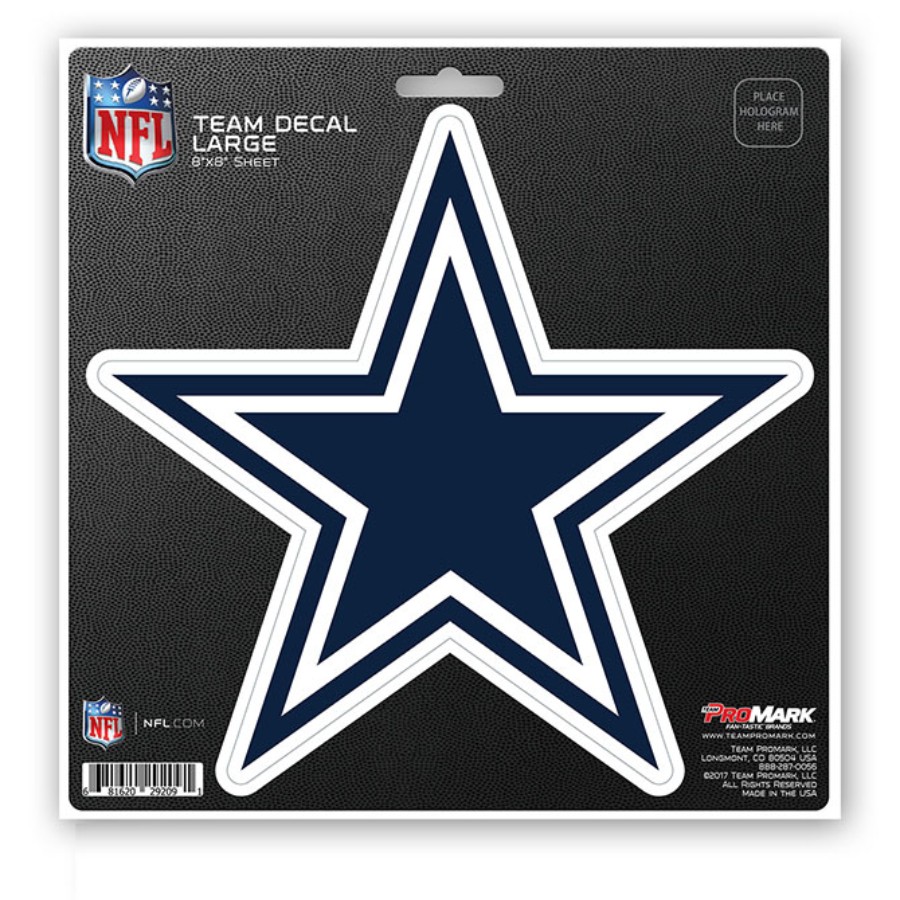 Dallas Cowboys Logo - 8x8 Vinyl Sticker at Sticker Shoppe