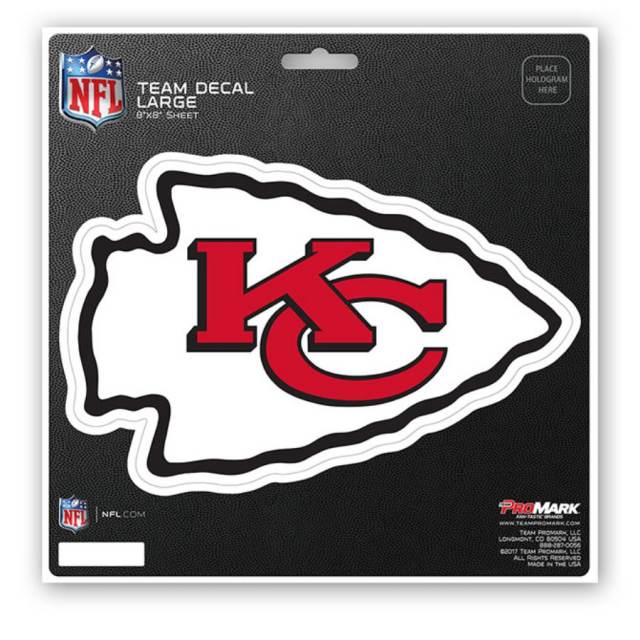 Kansas City Chiefs Super Bowl LIV Champions 8x8 Auto Decal - Red