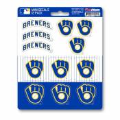 Milwaukee Brewers Retro - Set Of 12 Sticker Sheet