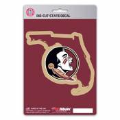 Florida State University Seminoles Home State Florida Shaped - Vinyl Sticker