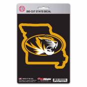 University Of Missouri Tigers Home State Missouri Shaped - Vinyl Sticker