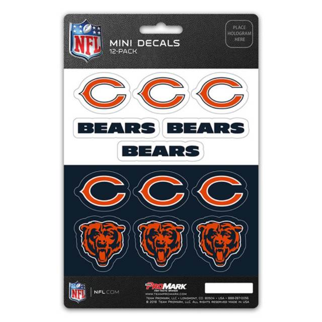 Chicago Bears Decal 8x8 Die Cut Color