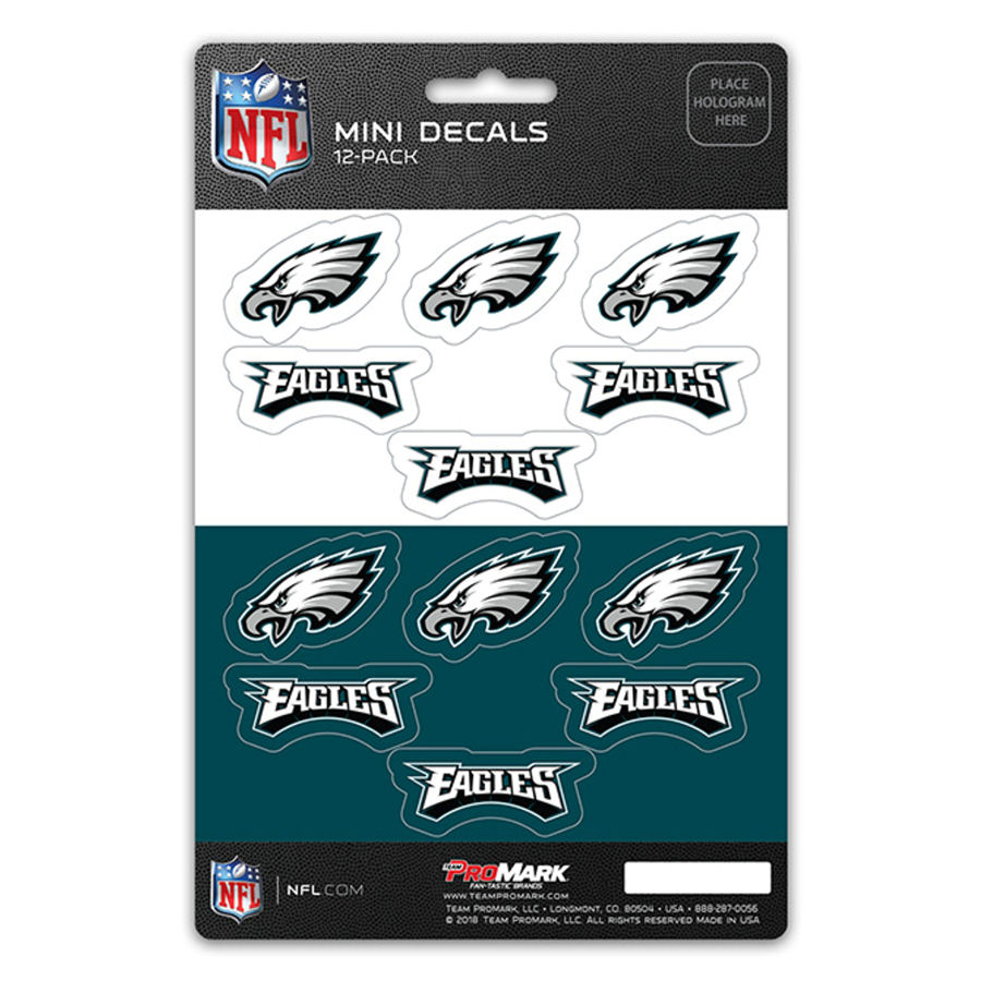 Philadelphia Eagles Set Of 12 Sticker Sheet at Sticker Shoppe