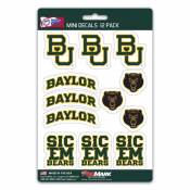 Baylor University Bears - Set Of 12 Sticker Sheet