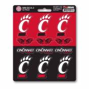 University Of Cincinnati Bearcats - Set Of 12 Sticker Sheet