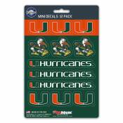 University Of Miami Hurricanes - Set Of 12 Sticker Sheet