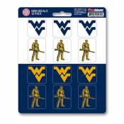 West Virginia University Mountaineers - Set Of 12 Sticker Sheet