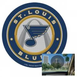 St. Louis Blues - Perforated Shade Decal