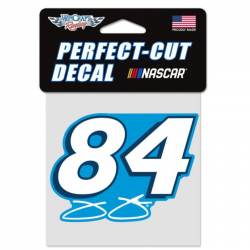 Jimmie Johnson Blue #84 - 4x4 Die Cut Decal