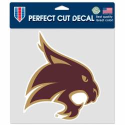 Texas State University Bobcats - 8x8 Full Color Die Cut Decal
