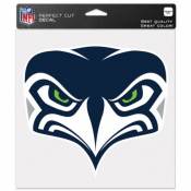 Seattle Seahawks Hawk Head Logo - 8x8 Full Color Die Cut Decal