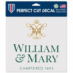William & Mary College Tribe - 8x8 Full Color Die Cut Decal