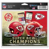 Kansas City Chiefs Super Bowl Then & Now - 5x6 Ultra Decal