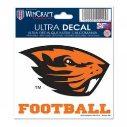 Oregon State University Beavers Football - 3x4 Ultra Decal