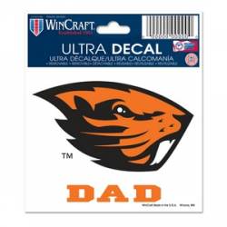 Oregon State University Beavers Dad - 3x4 Ultra Decal