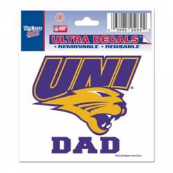 Northern Iowa University Panthers Dad - 3x4 Ultra Decal