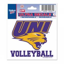 Northern Iowa University Panthers Volleyball - 3x4 Ultra Decal
