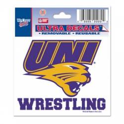 Northern Iowa University Panthers Wrestling - 3x4 Ultra Decal