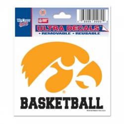 University Of Iowa Hawkeyes Basketball - 3x4 Ultra Decal