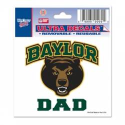 Baylor University Bears Dad - 3x4 Ultra Decal