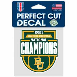 Universty Of Baylor Bears 2021 National Champions - 4x4 Die Cut Decal