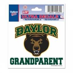 Baylor University Bears Grandparent - 3x4 Ultra Decal