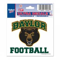 Baylor University Bears Football - 3x4 Ultra Decal
