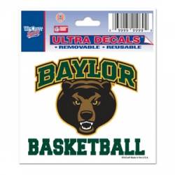 Baylor University Bears Basketball - 3x4 Ultra Decal