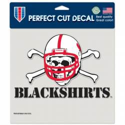 University Of Nebraska Cornhuskers Blackshirts - 8x8 Full Color Die Cut Decal
