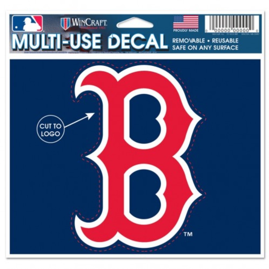 Boston Red Sox B Logo - 4.5x5.75 Die Cut Ultra Decal at Sticker Shoppe