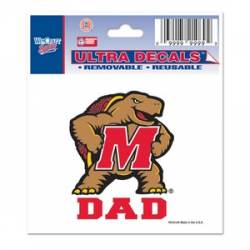 University Of Maryland Terrapins Dad - 3x4 Ultra Decal