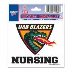 University Of Alabama At Birmingham Blazers Nursing - 3x4 Ultra Decal