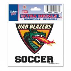 University Of Alabama At Birmingham Blazers Soccer - 3x4 Ultra Decal