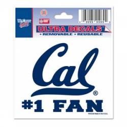 University Of California Golden Bears #1 Fan - 3x4 Ultra Decal