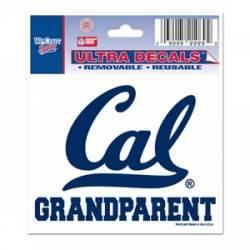 University Of California Golden Bears Grandparent - 3x4 Ultra Decal