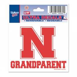 University Of Nebraska Cornhuskers Grandparent - 3x4 Ultra Decal