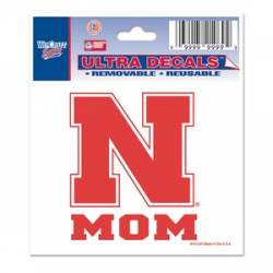 University Of Nebraska Cornhuskers Mom - 3x4 Ultra Decal