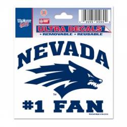 University of Nevada-Reno Wolfpack #1 Fan - 3x4 Ultra Decal