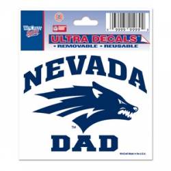 University of Nevada-Reno Wolfpack Dad - 3x4 Ultra Decal