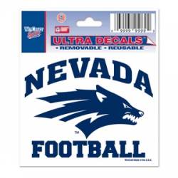 University of Nevada-Reno Wolfpack Football - 3x4 Ultra Decal