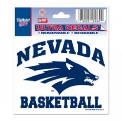 University of Nevada-Reno Wolfpack Basketball - 3x4 Ultra Decal