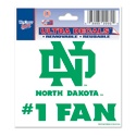 University Of North Dakota Fighting Sioux #1 Fan - 3x4 Ultra Decal